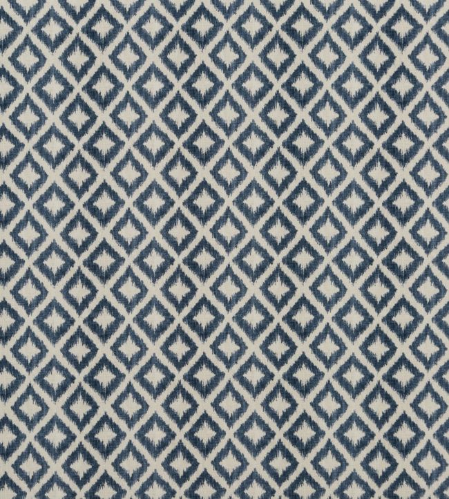 Salsa Diamond Fabric by Baker Lifestyle Indigo