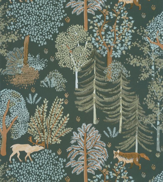Ballad Wallpaper by Caselio Vert Kaki