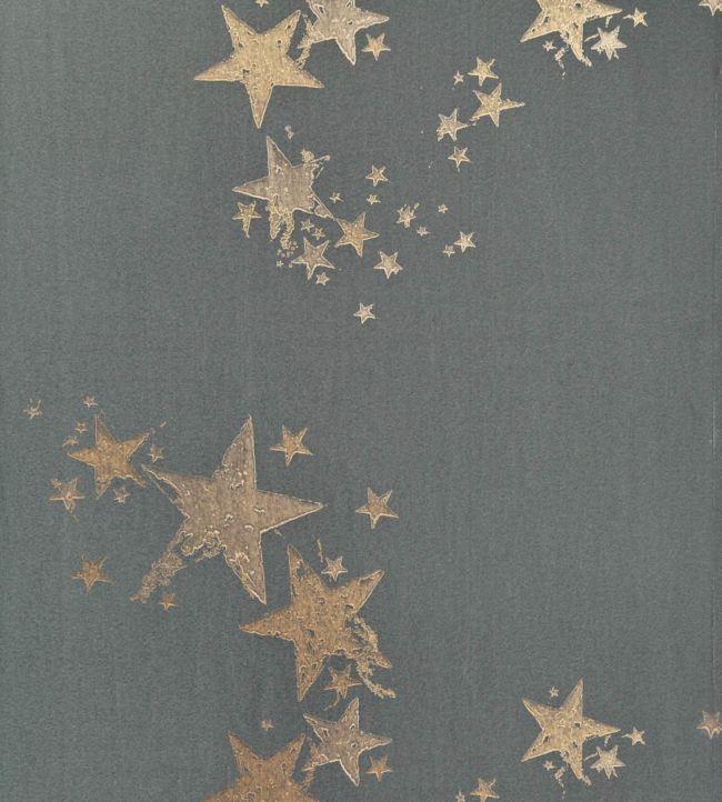 All Star Wallpaper by Barneby Gates in Gunmetal | Jane Clayton