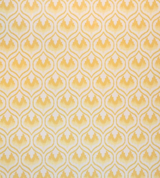 Ikat Heart Wallpaper by Barneby Gates Mustard