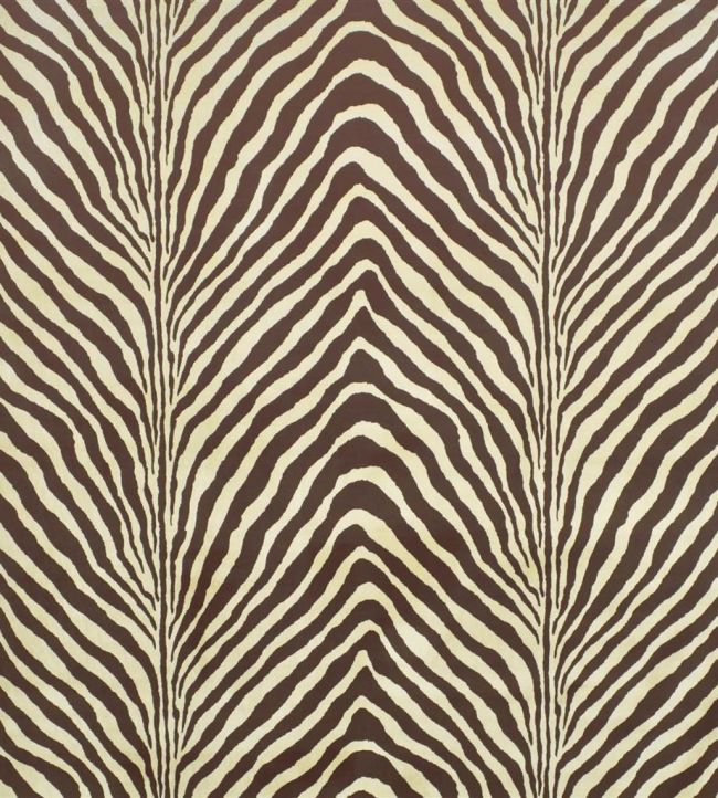 Bartlett Zebra Fabric in Chestnut by Ralph Lauren | Jane Clayton