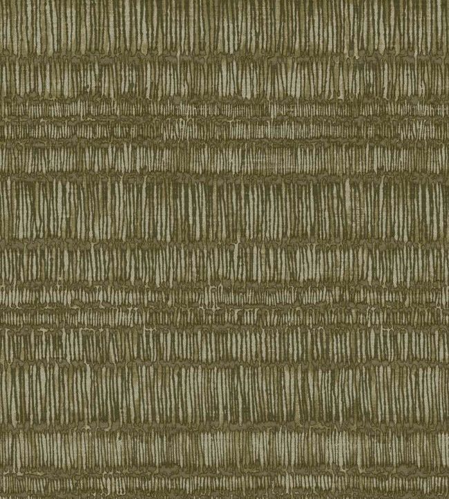 Batik Stripes Wallpaper by Eijffinger Green