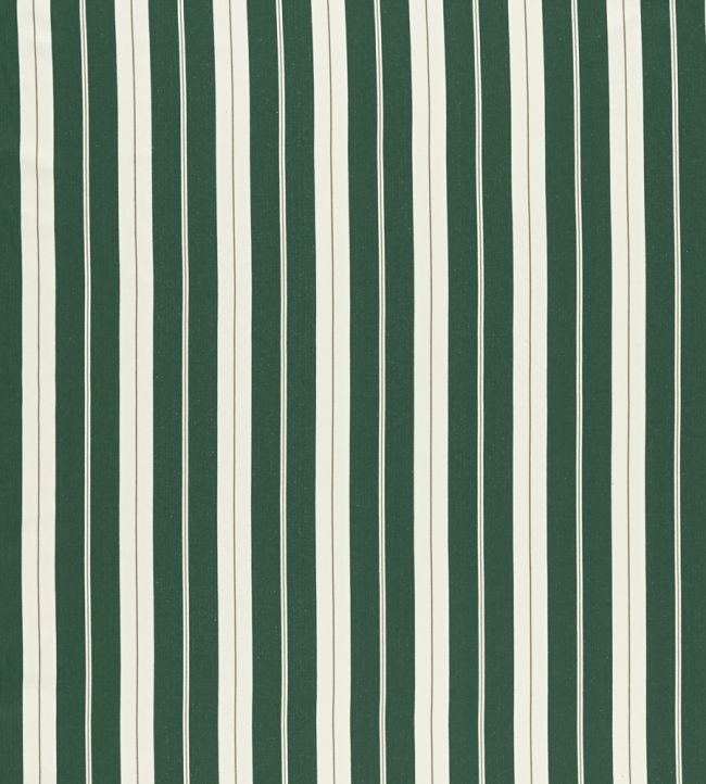 Belgravia Fabric by Clarke & Clarke Racing Green/Linen