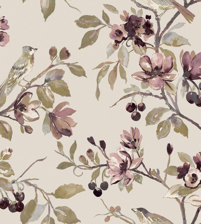 Bennington Fabric by Arley House Rose