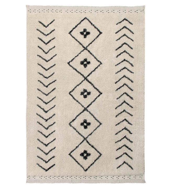 C-BER-RHOMBS-S-Bereber Rhombs-Rugs-Natural Natural