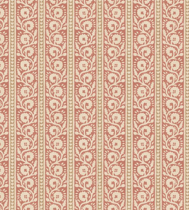 Bibury Wallpaper by GP & J Baker Red/Sand