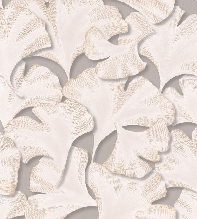 Biloba Wallpaper by Casadeco Taupe