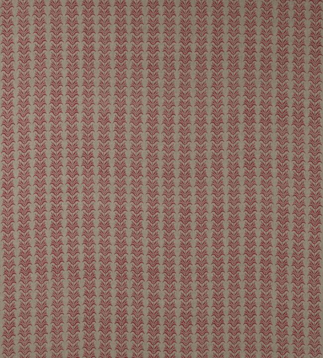 Birch Stripe Fabric by Colefax and Fowler Red