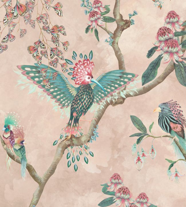 Birds In Paradise Wallpaper by Brand McKenzie Plaster