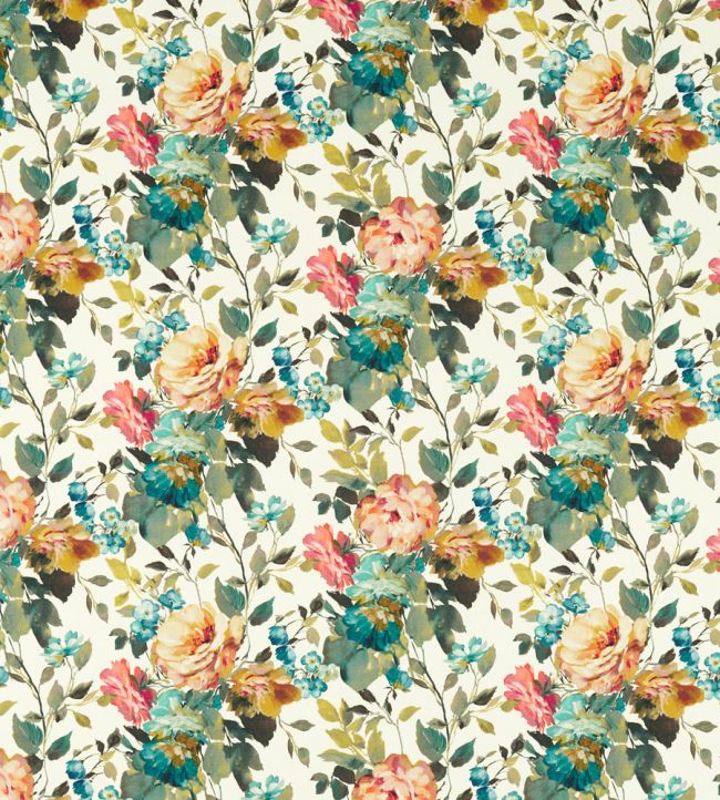Bloom Fabric by Clarke & Clarke Antique
