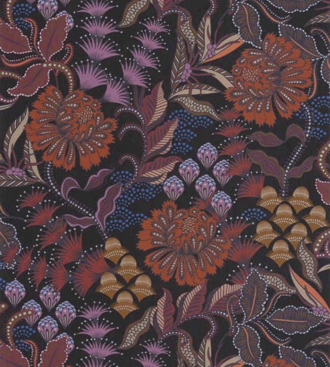Bloomsbury Wallpaper by Casadeco Rouille