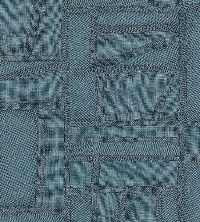 Bojagi Wallpaper by Arte Deep Indigo