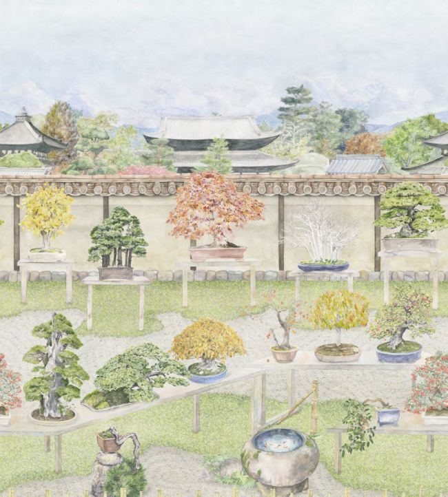 Bonsai Garden Mural by Cole & Son Vivid