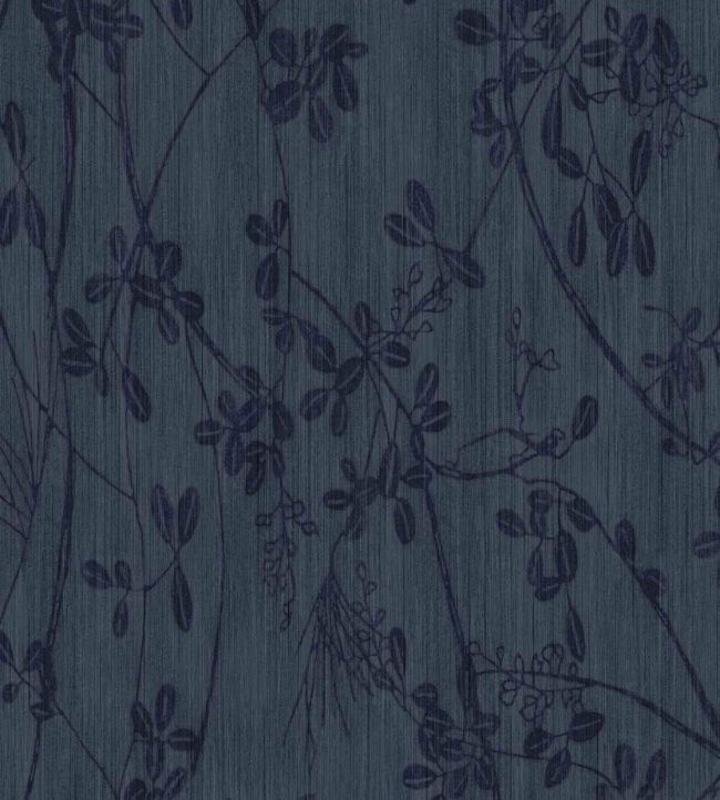 Botanical Trail Wallpaper by Eijffinger Blue