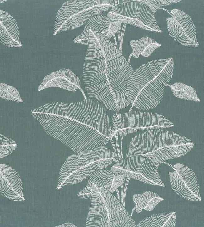 Botanique Cam Fabric by Camengo Petrole