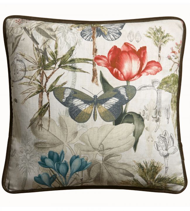 Botany Ready Made Cushions by Clarke & Clarke in Tropical 43x43cm