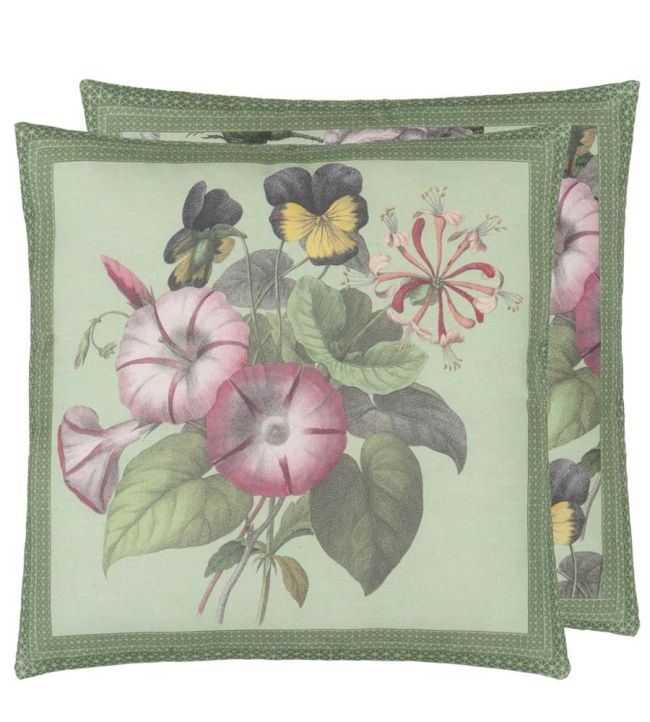 Botany Ready Made Cushions in Sage by Designers Guild Jane Clayton