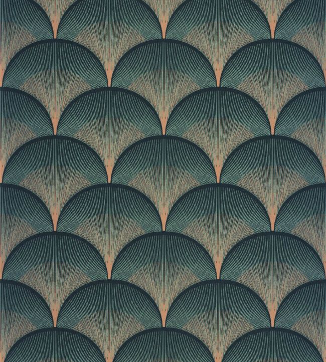 Broadway Wallpaper by Casadeco Vert Canopee