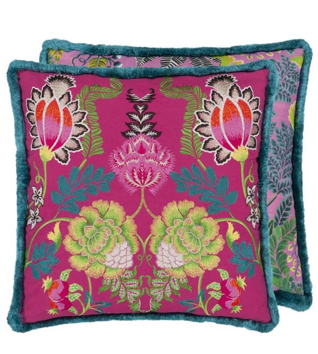 Cerise cushions and throws clearance