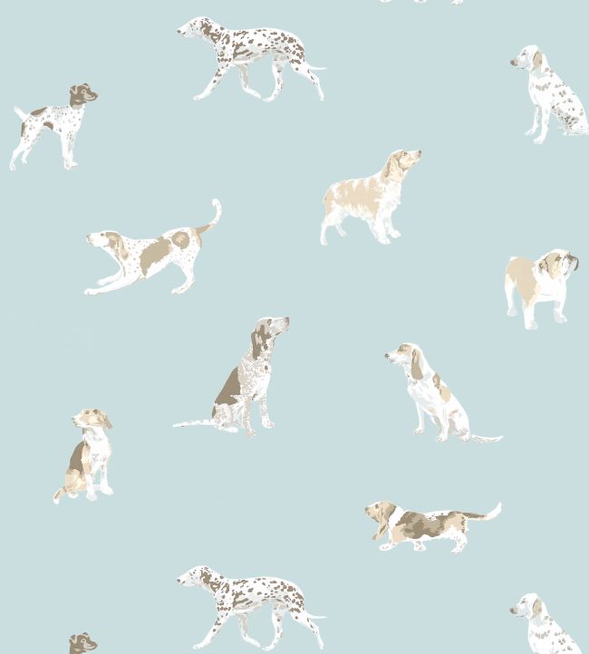 Buddy Wallpaper by Anna French Robin's Egg