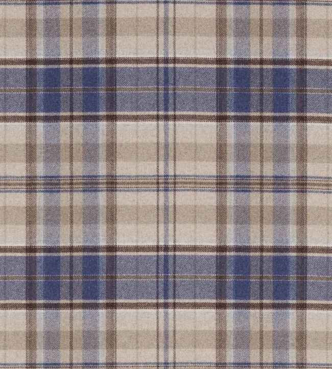 Byron Fabric by Sanderson Indigo/Stone
