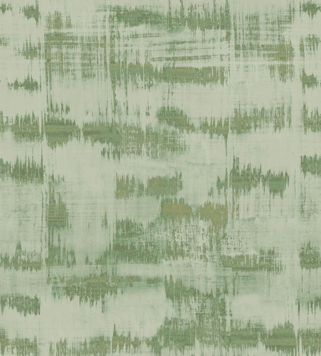 Cabin Vinyl Wallpaper by Christopher Farr Cloth Fennel