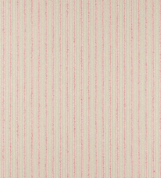 Cadiz Stripe Fabric by Jane Churchill Red/Green