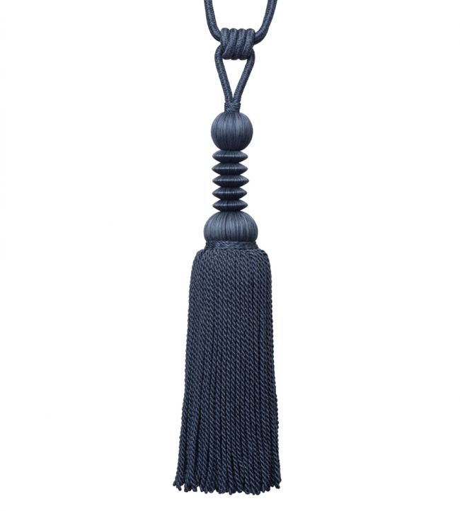 Caitlin Single Tassel Tieback Trimming by Samuel & Sons Caspian Blue