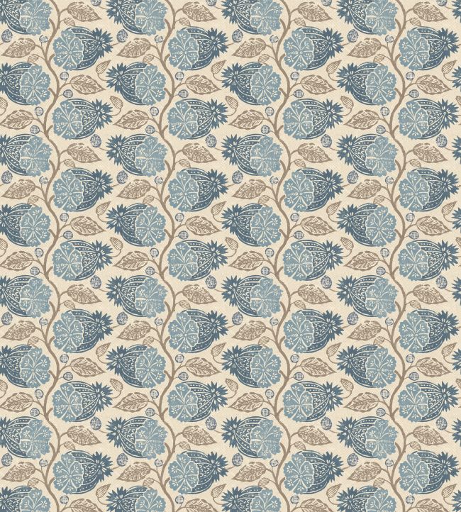 Calcot Wallpaper by GP & J Baker Indigo