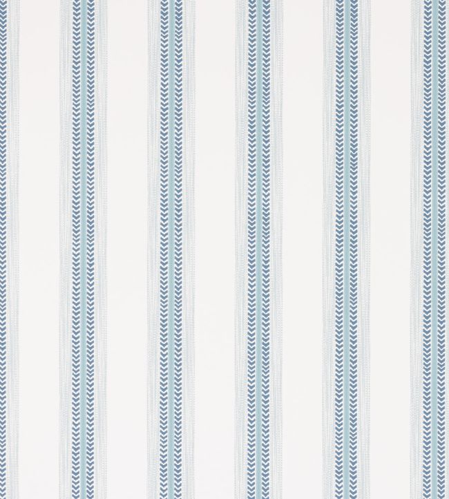 Camber Stripe Wallpaper by Jane Churchill Blue