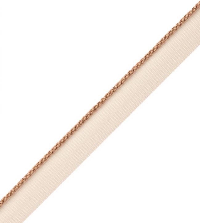 Cambridge Metallic Cord With Tape Trimming by Samuel & Sons Rose Gold