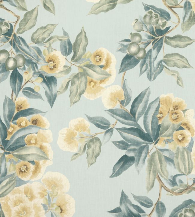 Camellia Garden Fabric by Anna French Soft Gold