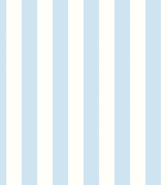 Candy Stripe Wallpaper by Ohpopsi Baby Blue