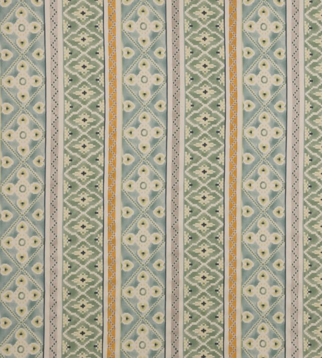 Capel Fabric by Jane Churchill Aqua