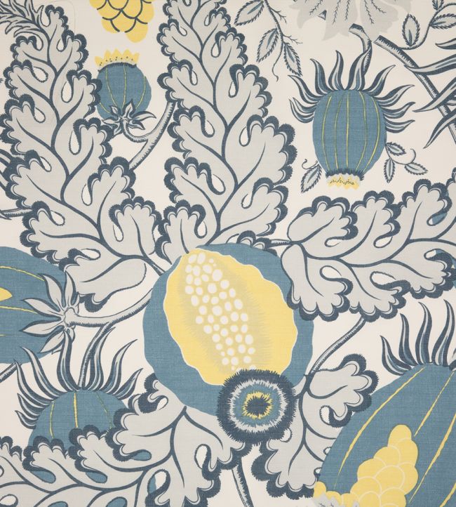 Carnival Performance Fabric by Christopher Farr Cloth Azzuro