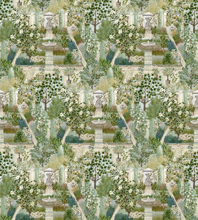 Carpet Garden Mural by Sanderson Paradise