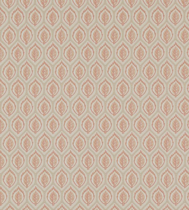 Carrick Wallpaper by Colefax and Fowler Red