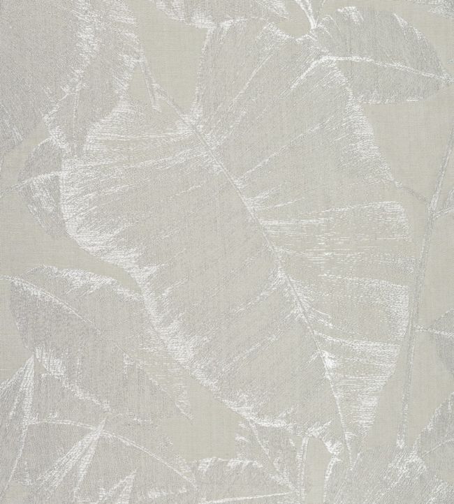Hoja Wallpaper by Casamance in Gris Perle | Jane Clayton