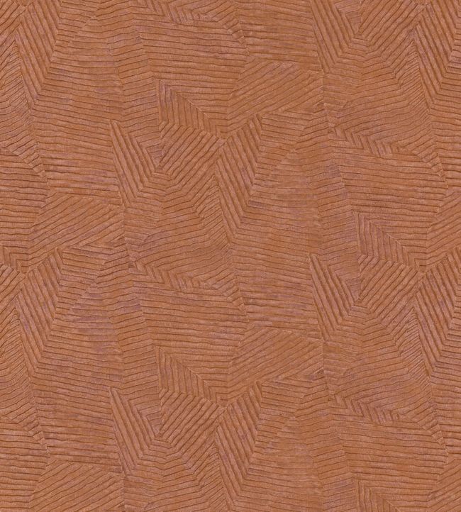 Soroa Wallpaper by Casamance Orange Brulee