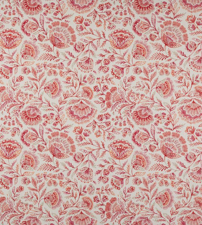 Casidy Fabric by Jane Churchill Red
