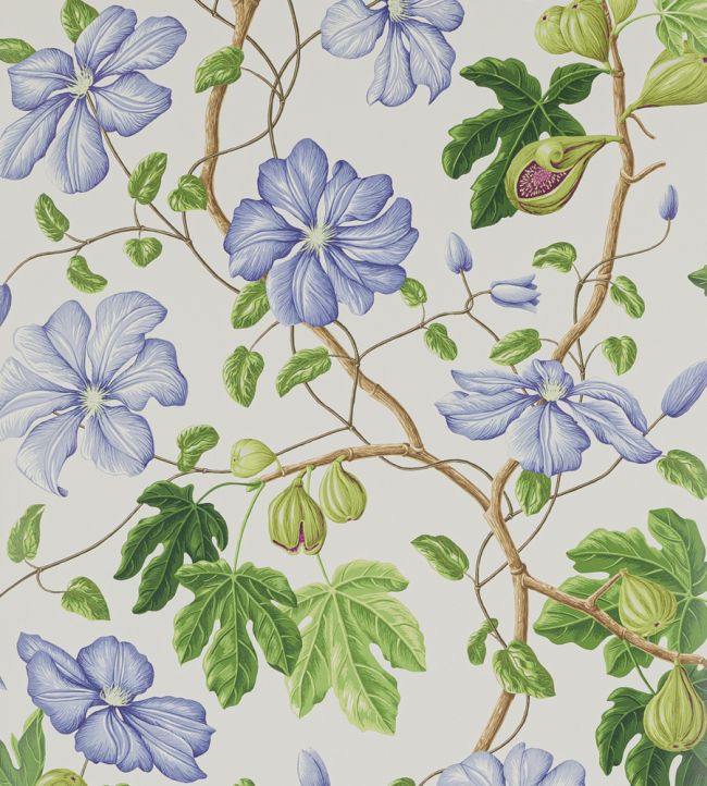 Castellane Wallpaper by Manuel Canovas Azur