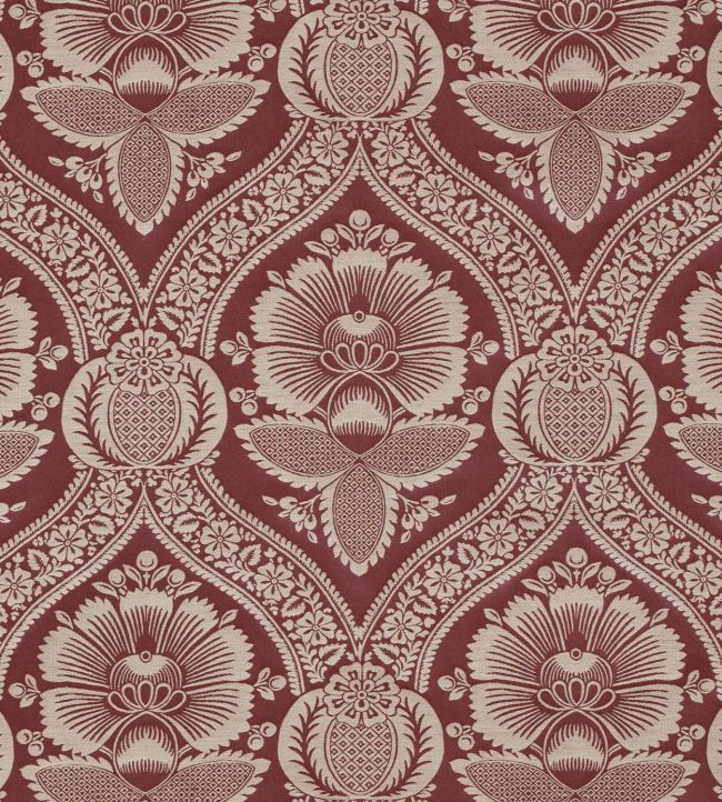 Chartwell Fabric in Earth by Warner House Jane Clayton