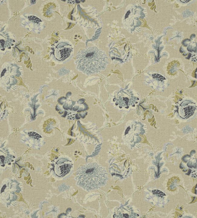 Chatsworth Fabric by Warwick Cerulean