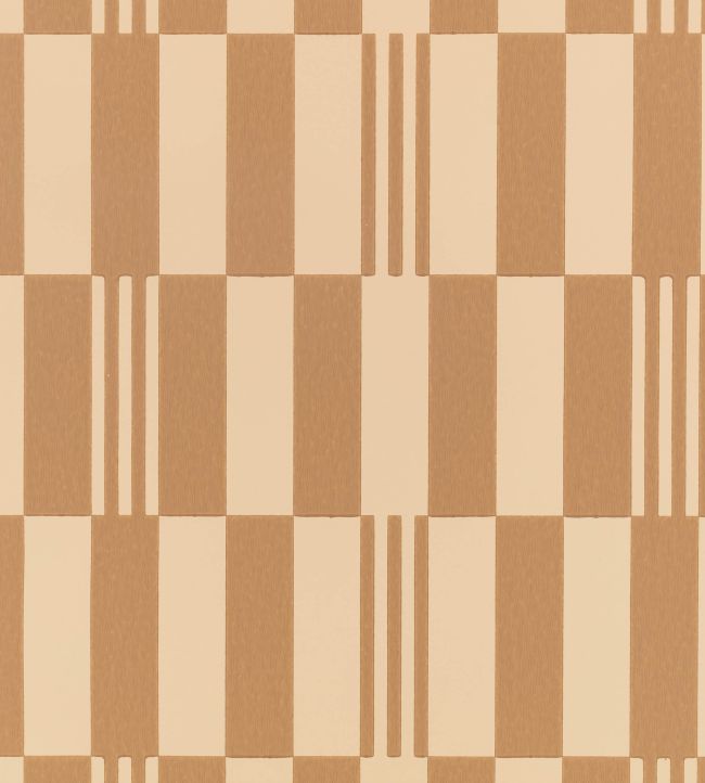 Checkerboard Wallpaper by Kirkby Design Chai
