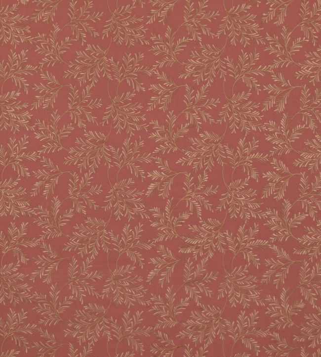 Chelsea Fern Fabric by GP & J Baker Red