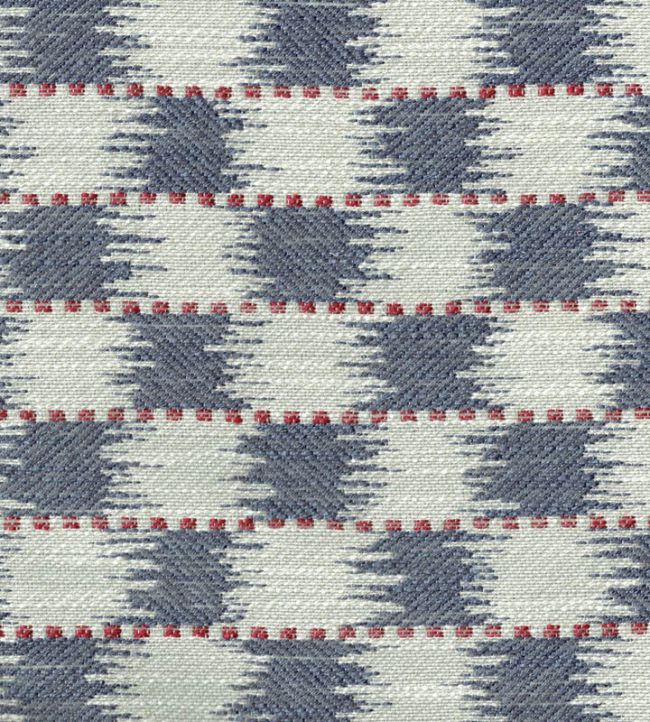 Chequers Fabric by Titley and Marr Indigo