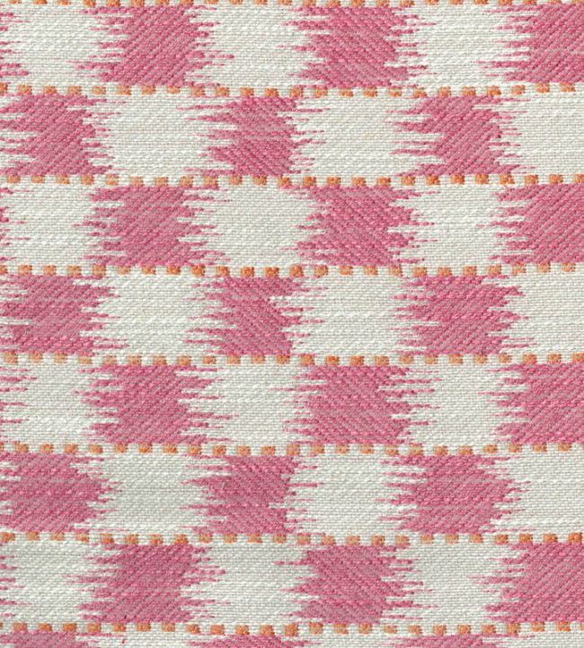 Chequers Fabric by Titley and Marr Rose