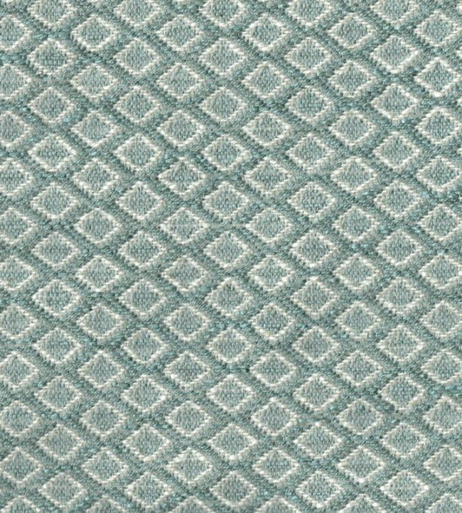 Chess Fabric by Titley and Marr Aqua