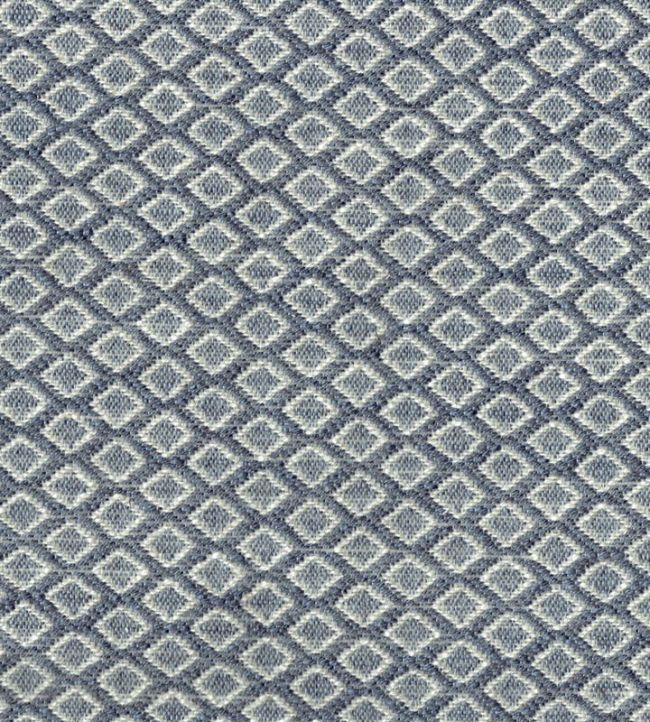 Chess Fabric by Titley and Marr Indigo