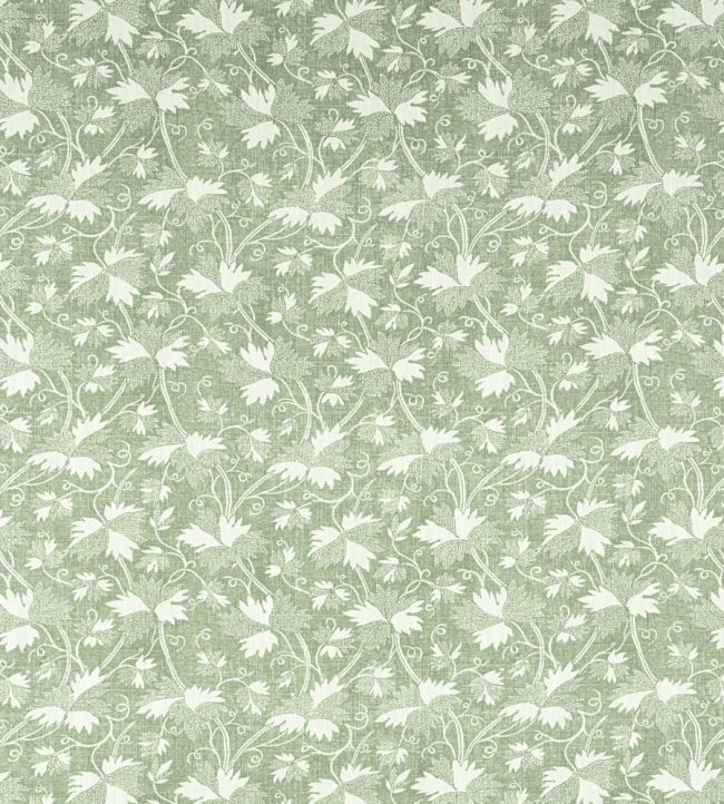 Chester Fabric by Thibaut Green